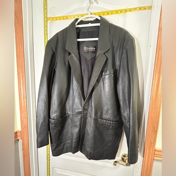 WILSON MEN'S VINTAGE BLACK DRESS JACKET SIZE L